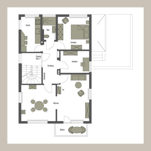 0711 Lodging | Luxurious space – 4-Zimmer Apartment mit Arbeitszimmer